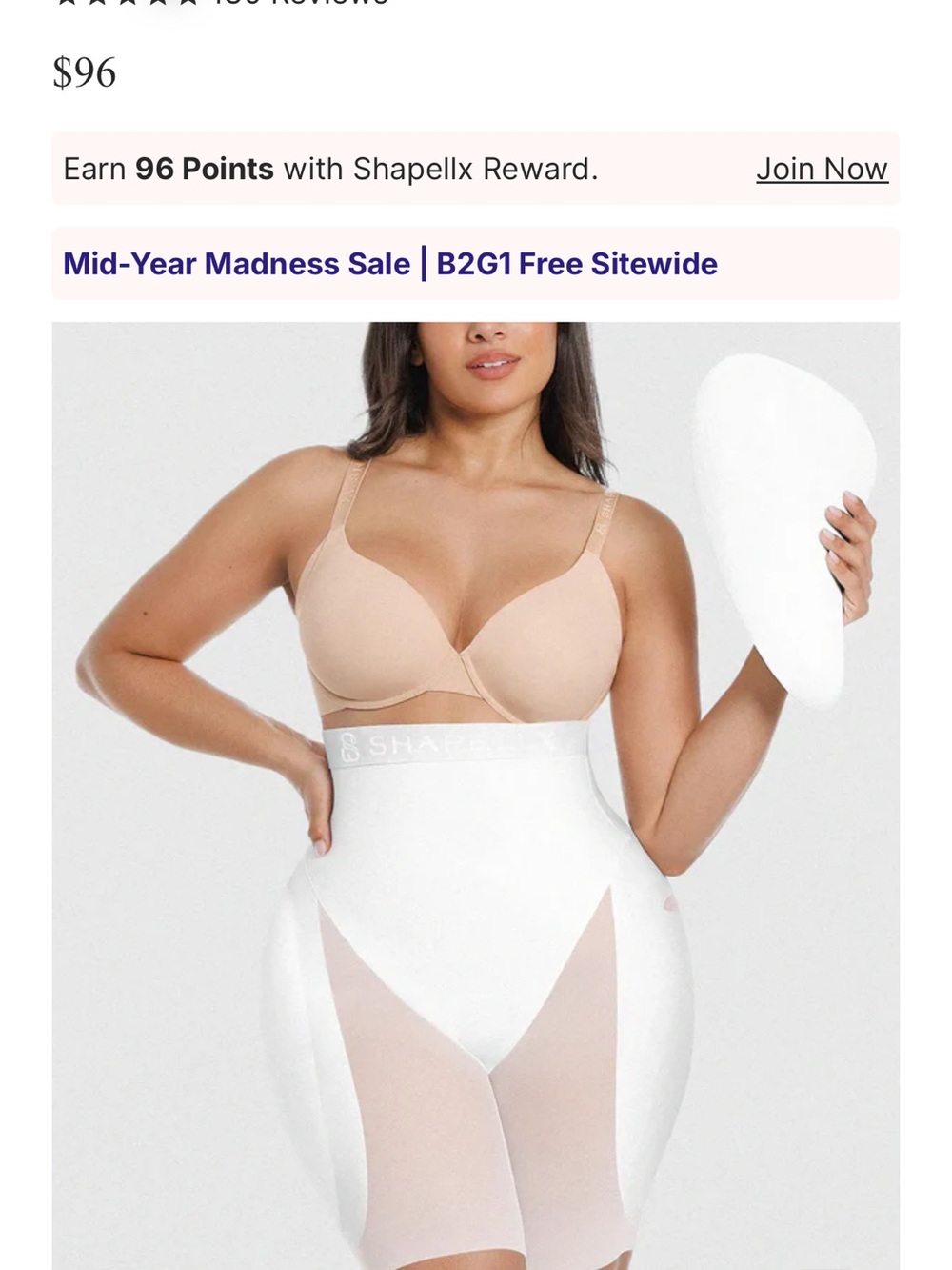 Shapellx Bare Essentials™
MeshSmooth™ Hip Enhancer Padded Short